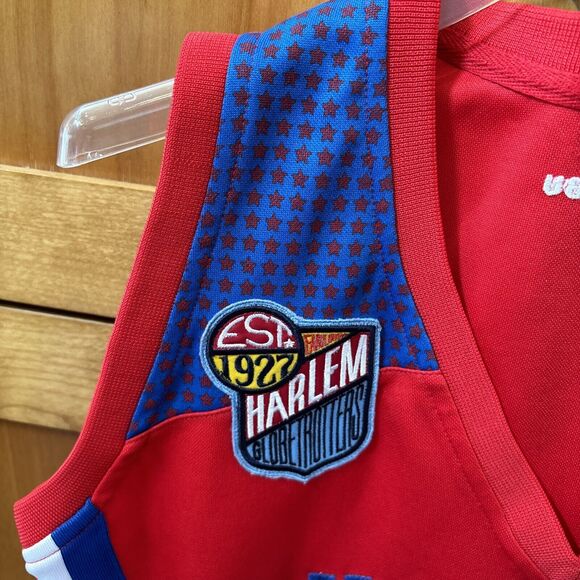 Harlem Globetrotters Dress Meadowlark Lemon Limited Sewn Jersey #36 L Red V Neck - Picture 5 of 11